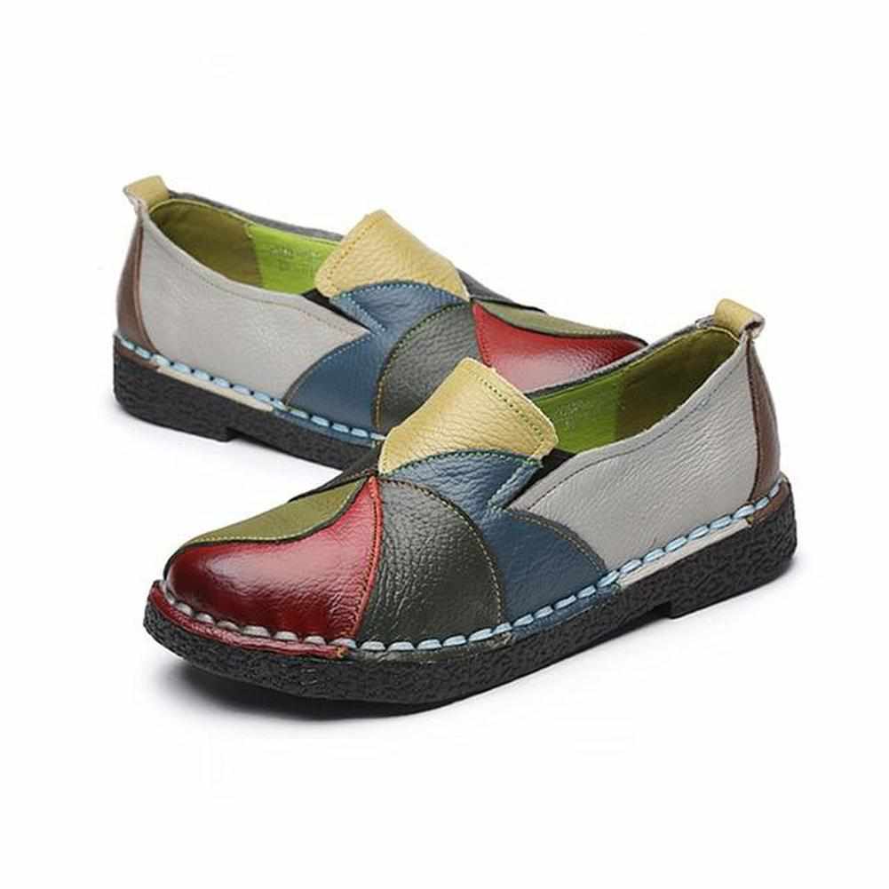 Saint Morris Colorful Leather Loafers