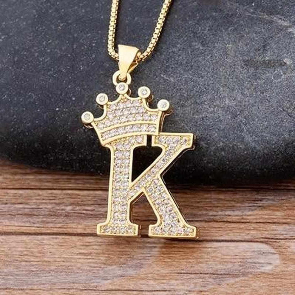 Saint Morris Royal Initial Necklace