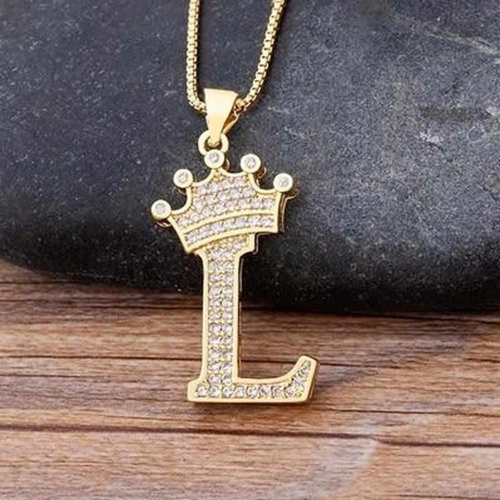 Saint Morris Royal Initial Necklace
