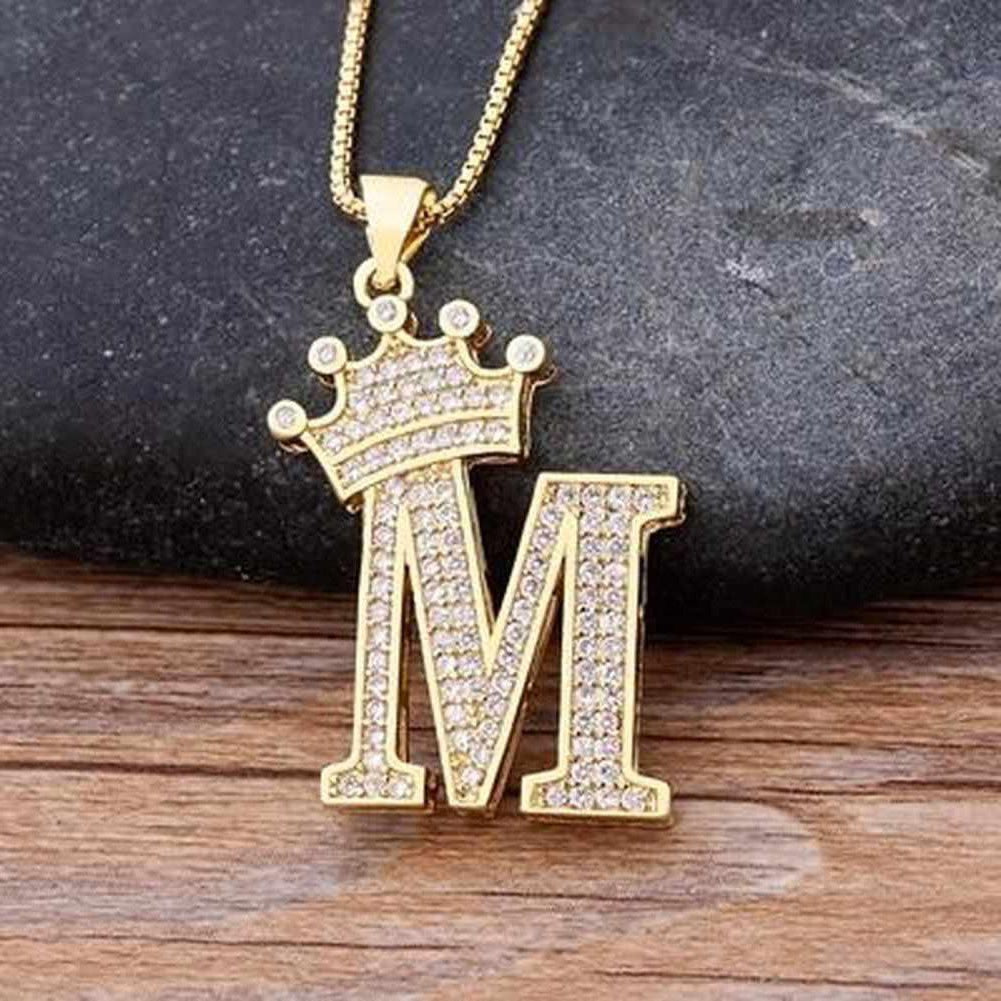 Saint Morris Royal Initial Necklace