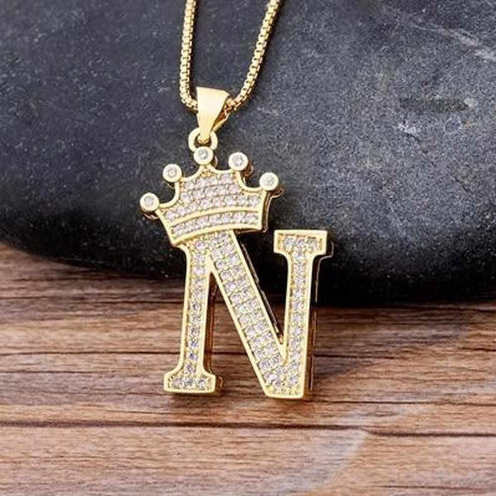 Saint Morris Royal Initial Necklace