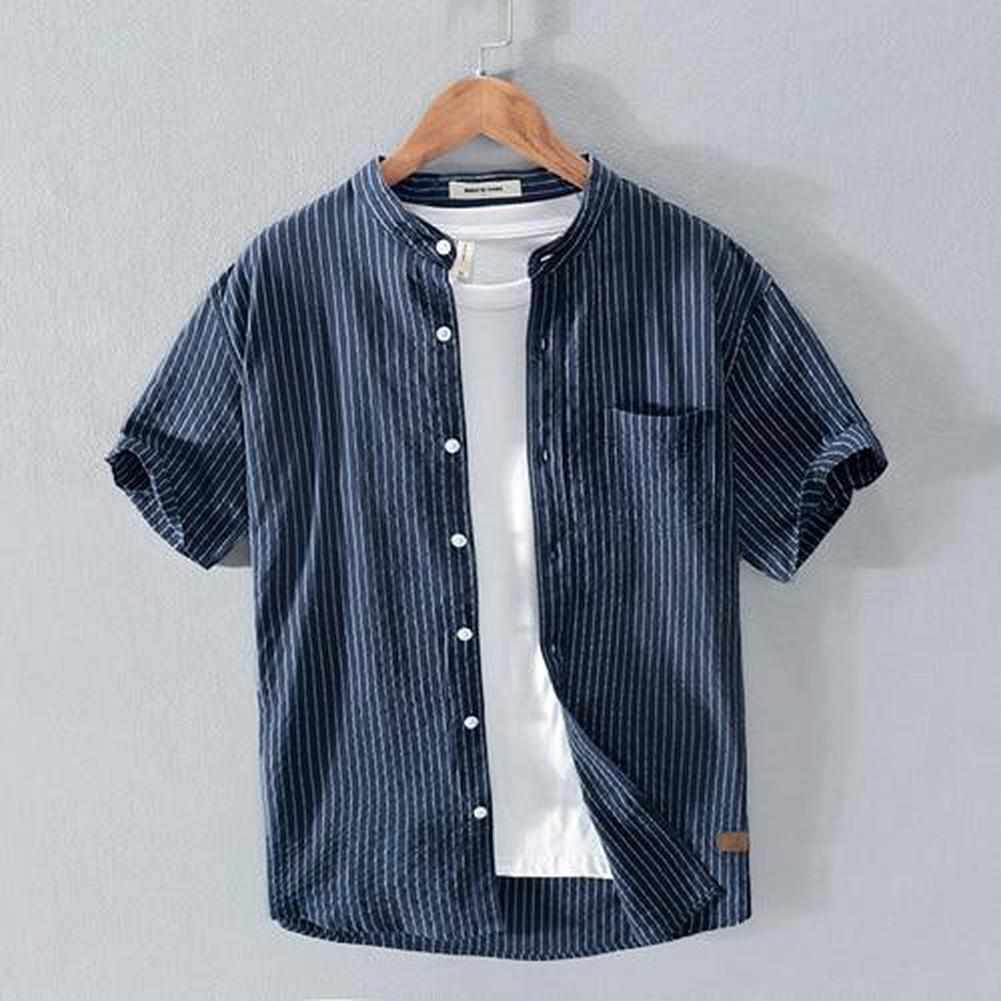 Saint Morris Striped Short Sleeve Shirt