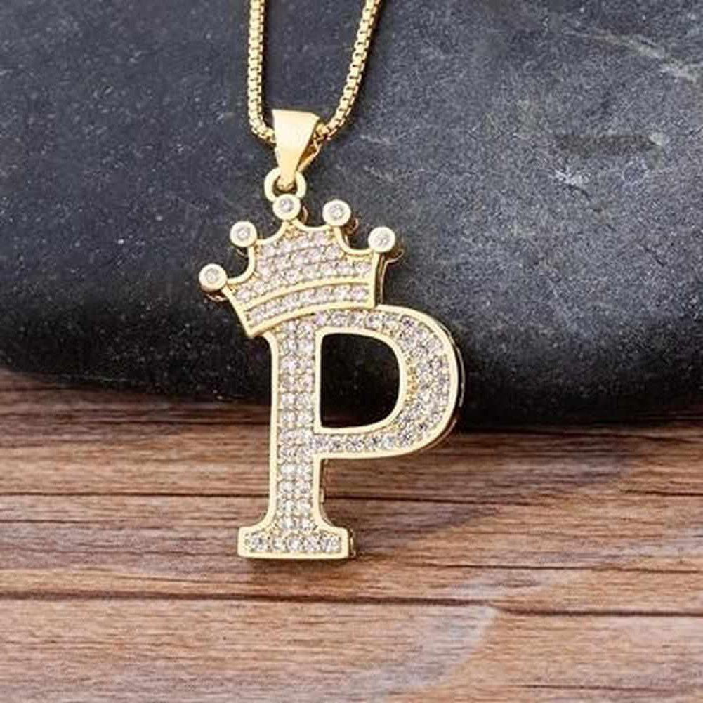 Saint Morris Royal Initial Necklace