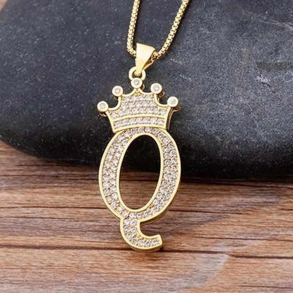 Saint Morris Royal Initial Necklace