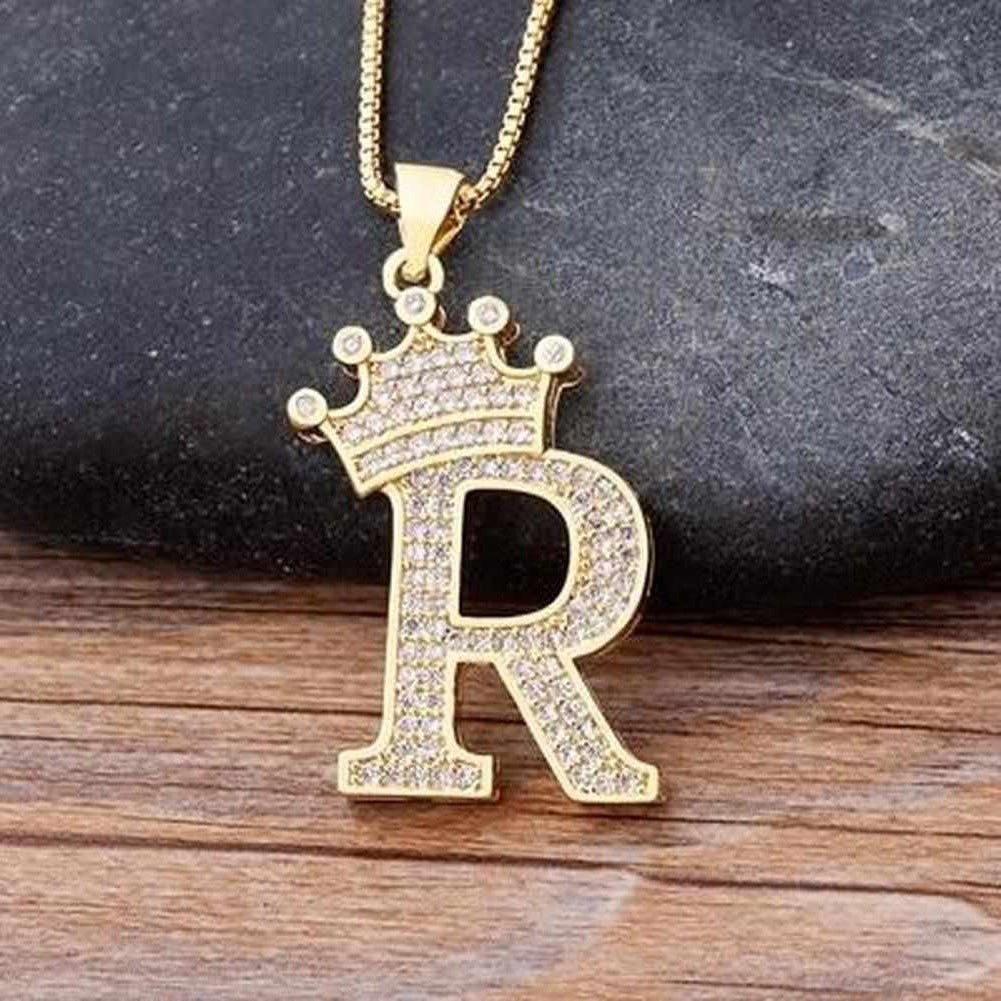Saint Morris Royal Initial Necklace