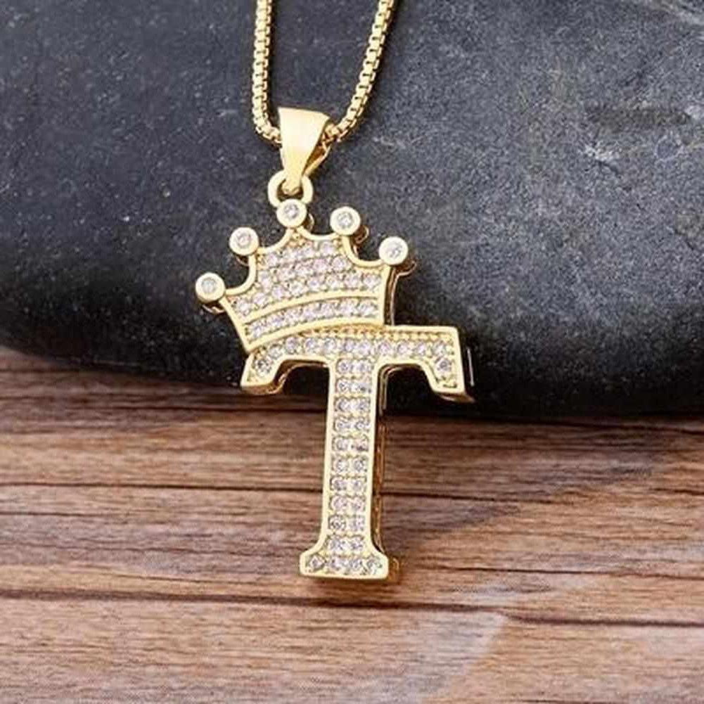 Saint Morris Royal Initial Necklace