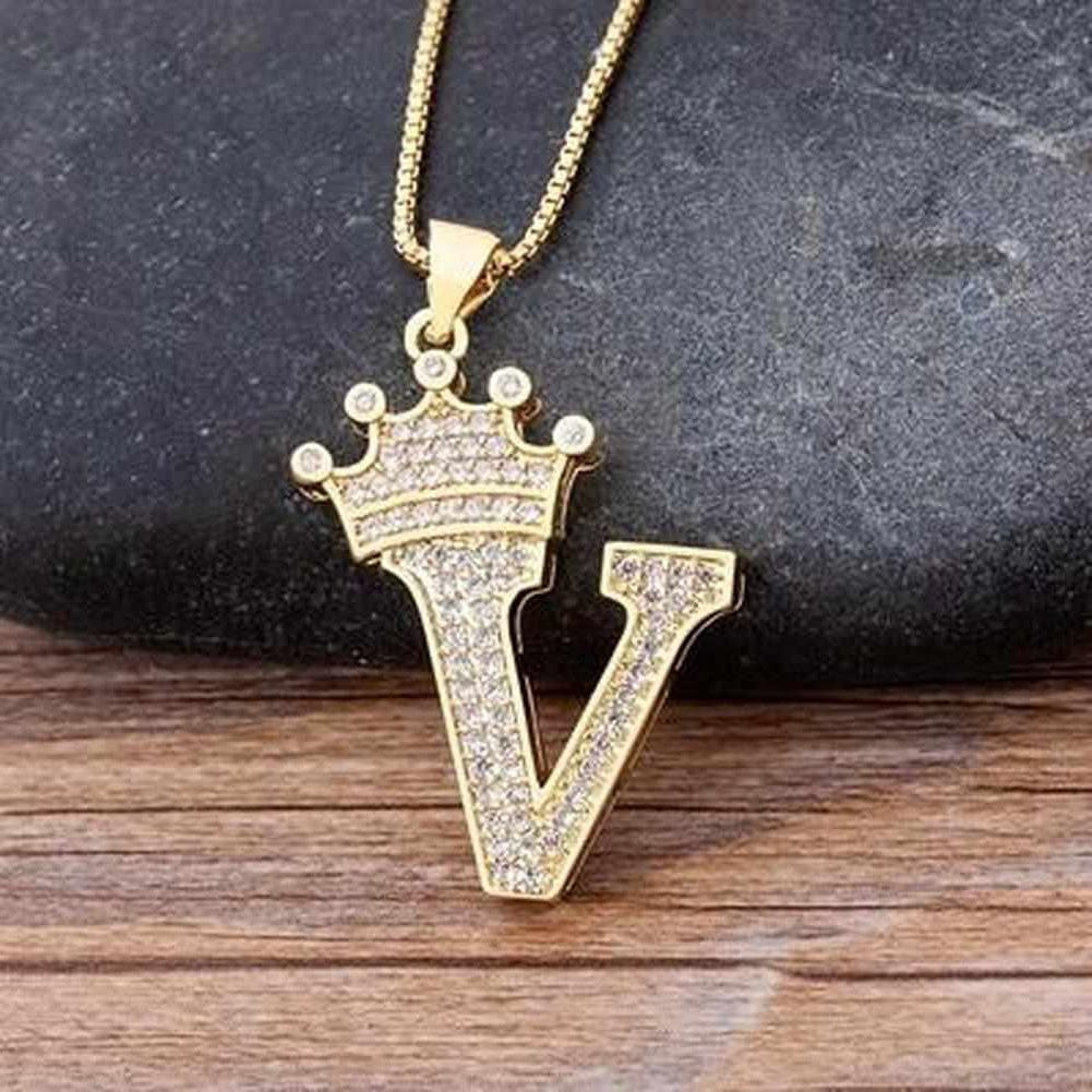 Saint Morris Royal Initial Necklace