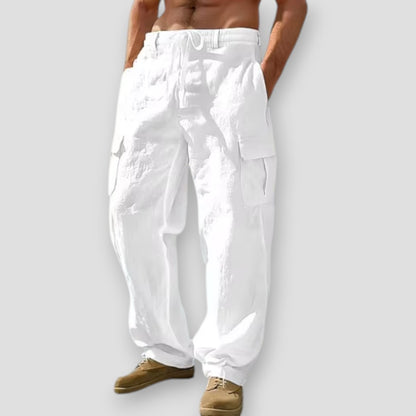 Saint Morris Lowell Linen Pants