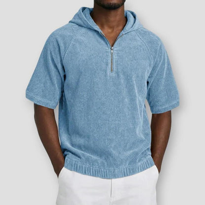 Sky Madrid Belen Corduroy Hooded Shirt