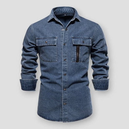 Saint Morris Laramie Denim Shirt