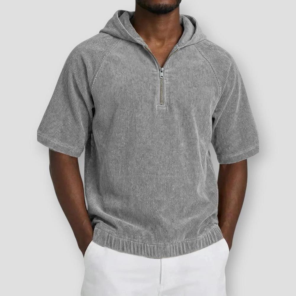 Sky Madrid Belen Corduroy Hooded Shirt