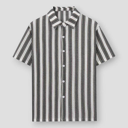 Sky Madrid Albany Striped Polo Shirt