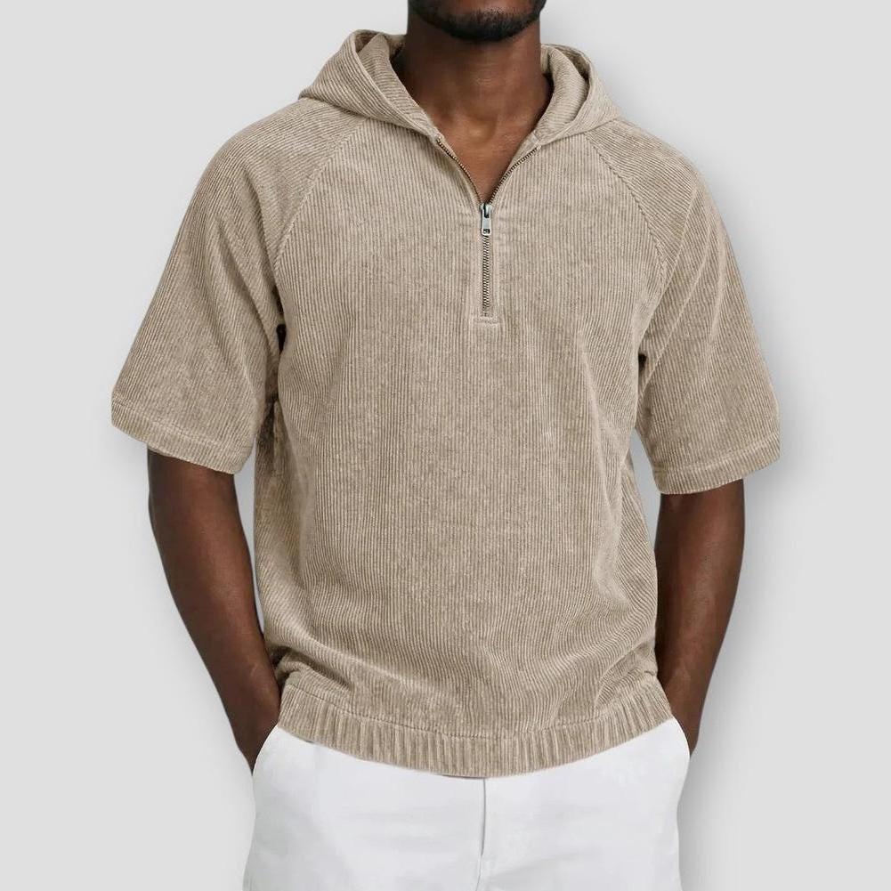 Sky Madrid Belen Corduroy Hooded Shirt