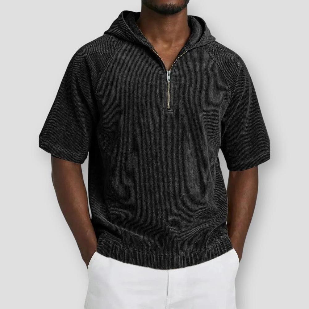 Sky Madrid Belen Corduroy Hooded Shirt