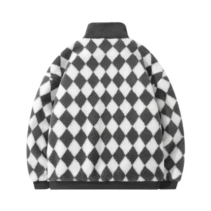Maria: Autumn Winter Mens Fleece Jackets Streetwear Casual Harajuku Men Jacket Hip Hop Fashion Bomber Coat Tops Outwear Male Overcoat