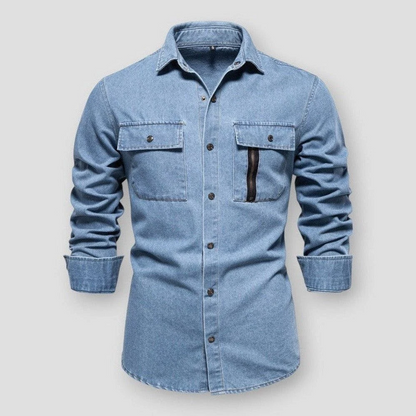 Saint Morris Laramie Denim Shirt