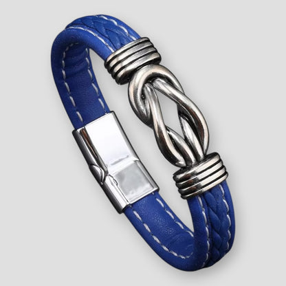 Sky Madrid Conway Irregular Leather Bracelet