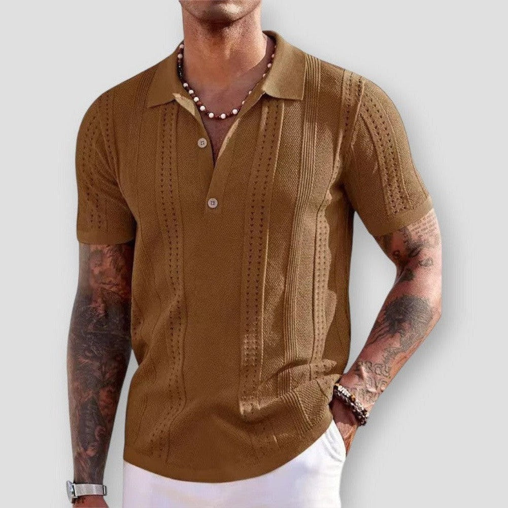 North Royal Bessemer Knitted Polo Shirt