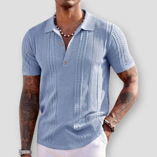 North Royal Bessemer Knitted Polo Shirt