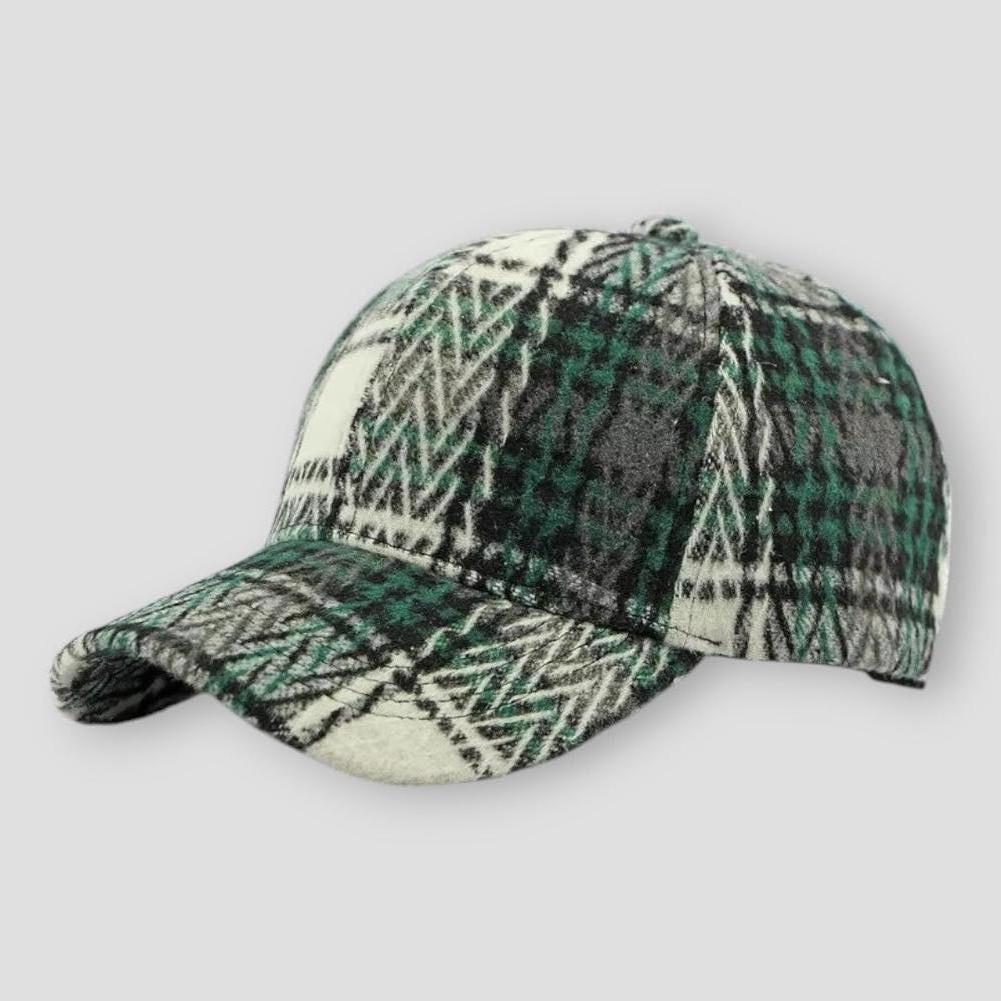 North Royal Chester Soft Wool Plaid Cap