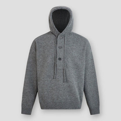 North Royal Denton Hooded Knitted Sweater