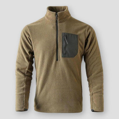 North Royal Flint Half-Zip Fleece Sweater
