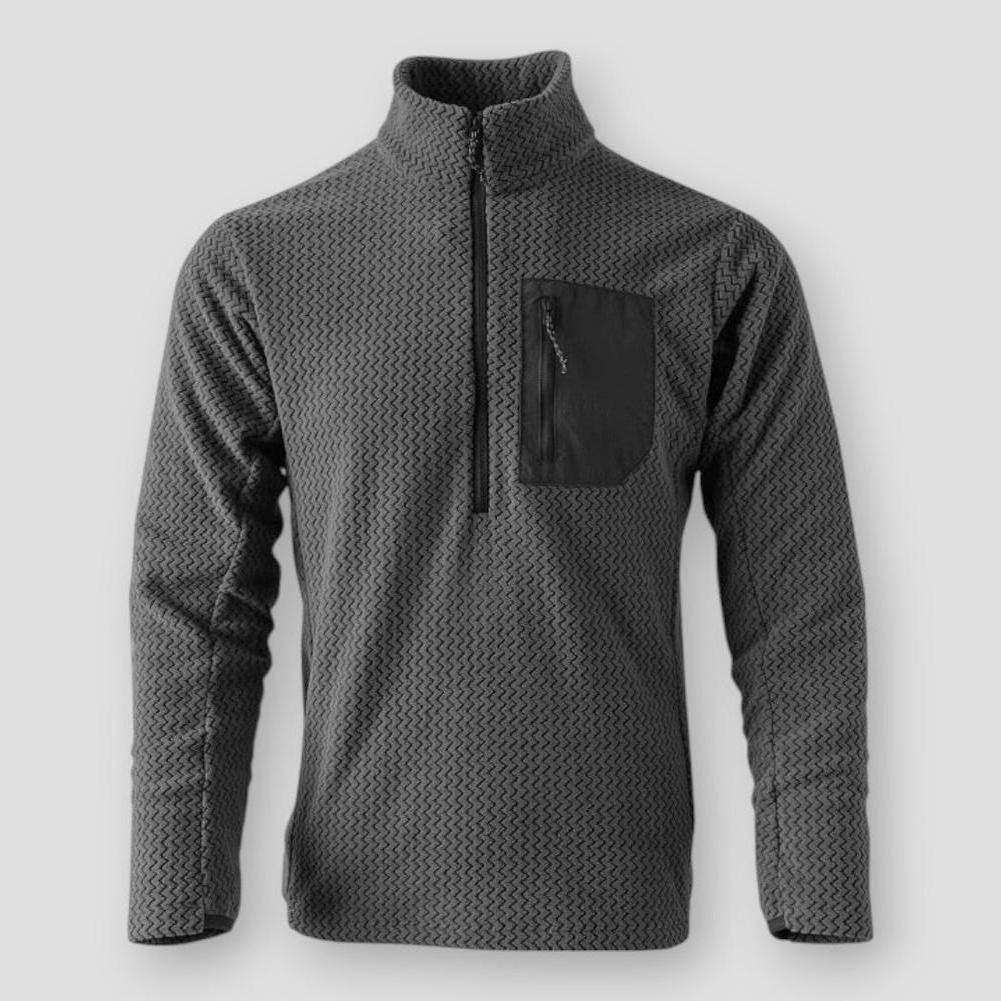 North Royal Flint Half-Zip Fleece Sweater