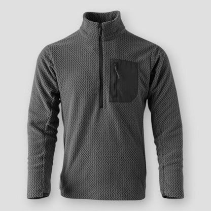North Royal Flint Half-Zip Fleece Sweater
