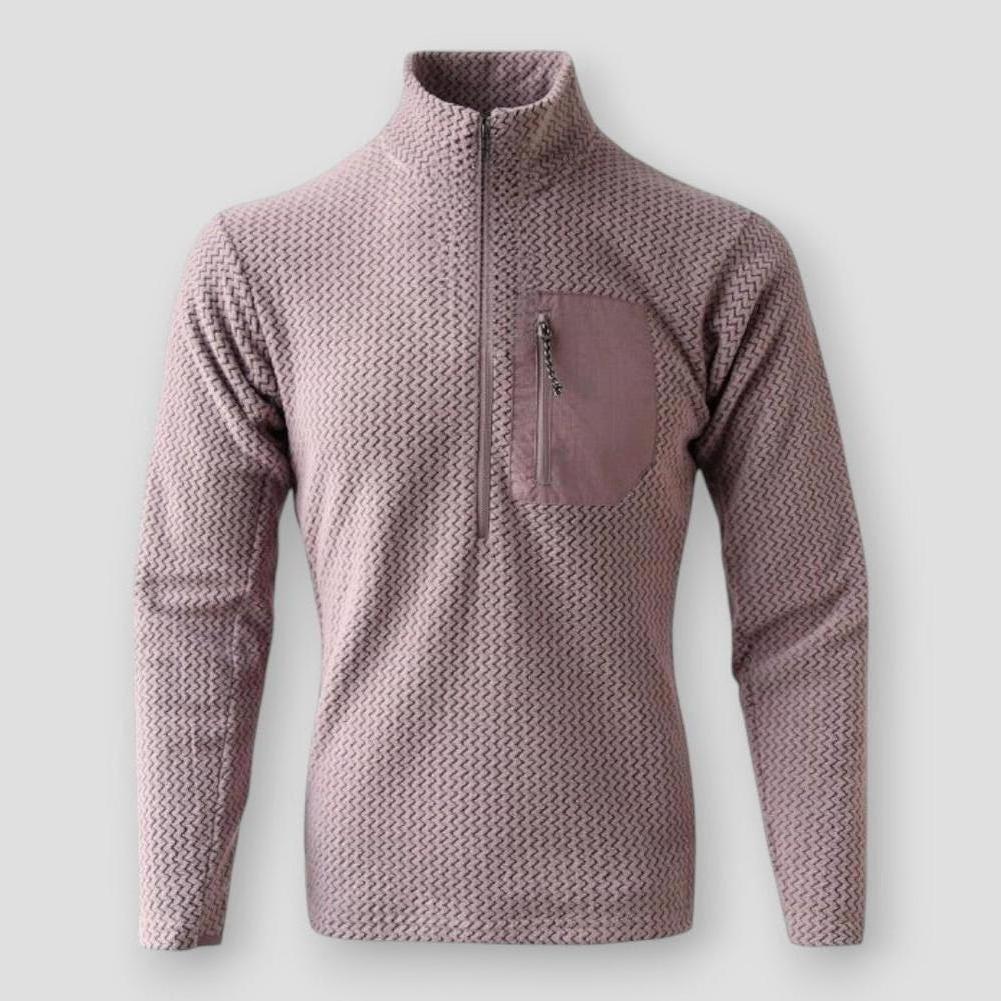 North Royal Flint Half-Zip Fleece Sweater