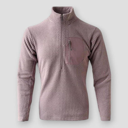 North Royal Flint Half-Zip Fleece Sweater