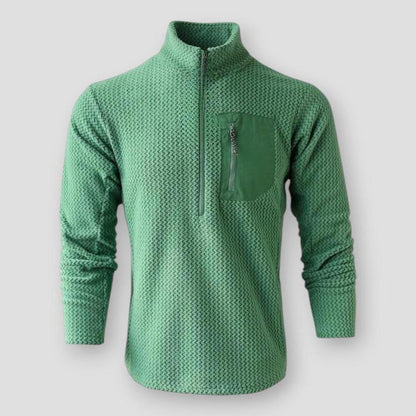 North Royal Flint Half-Zip Fleece Sweater