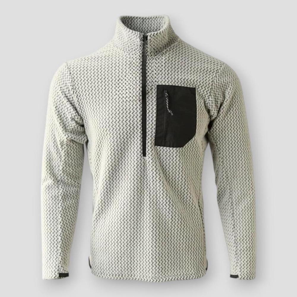North Royal Flint Half-Zip Fleece Sweater