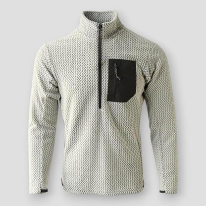 North Royal Flint Half-Zip Fleece Sweater