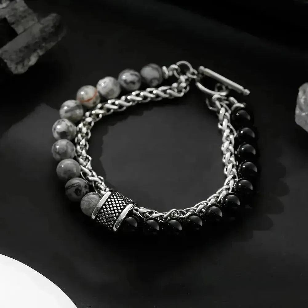 North Royal Franklin Chain Bead Bracelet