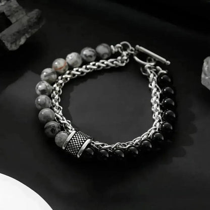 North Royal Franklin Chain Bead Bracelet