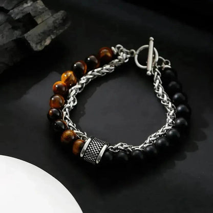 North Royal Franklin Chain Bead Bracelet