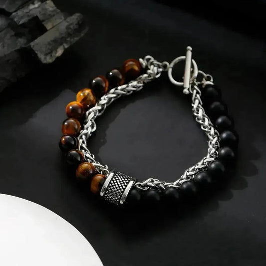 North Royal Franklin Chain Bead Bracelet