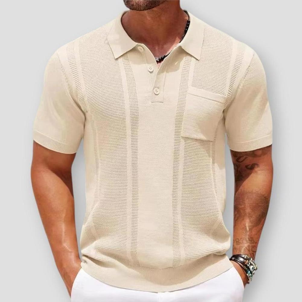 North Royal Fullerton Knitted Polo Shirt