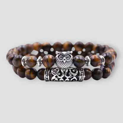 North Royal Fulton Owl Stone Bracelets
