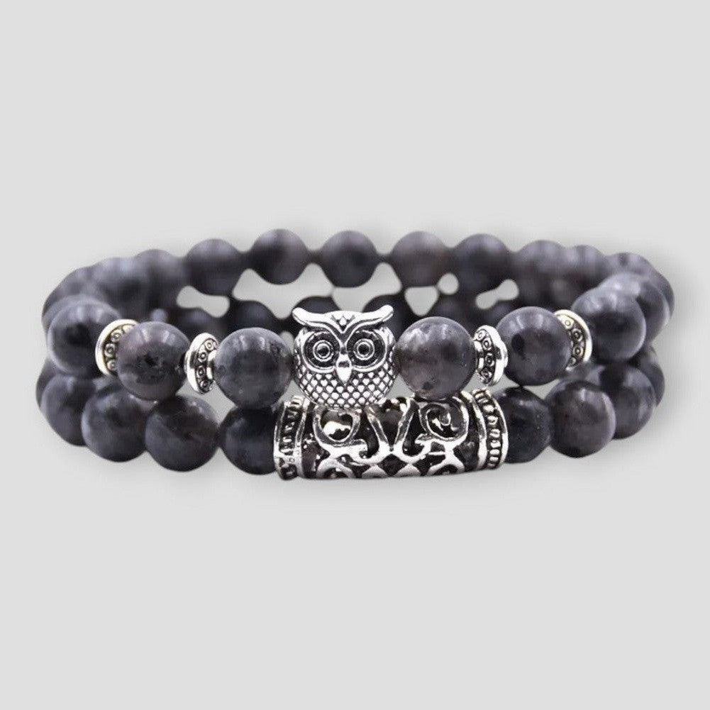 North Royal Fulton Owl Stone Bracelets