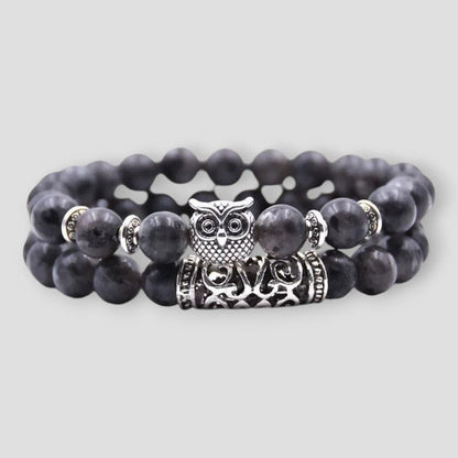 North Royal Fulton Owl Stone Bracelets