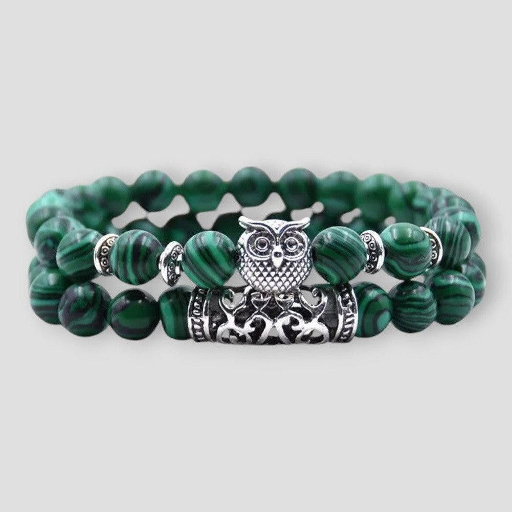 North Royal Fulton Owl Stone Bracelets