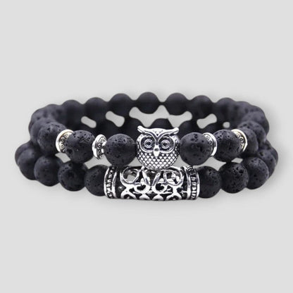 North Royal Fulton Owl Stone Bracelets