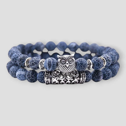 North Royal Fulton Owl Stone Bracelets