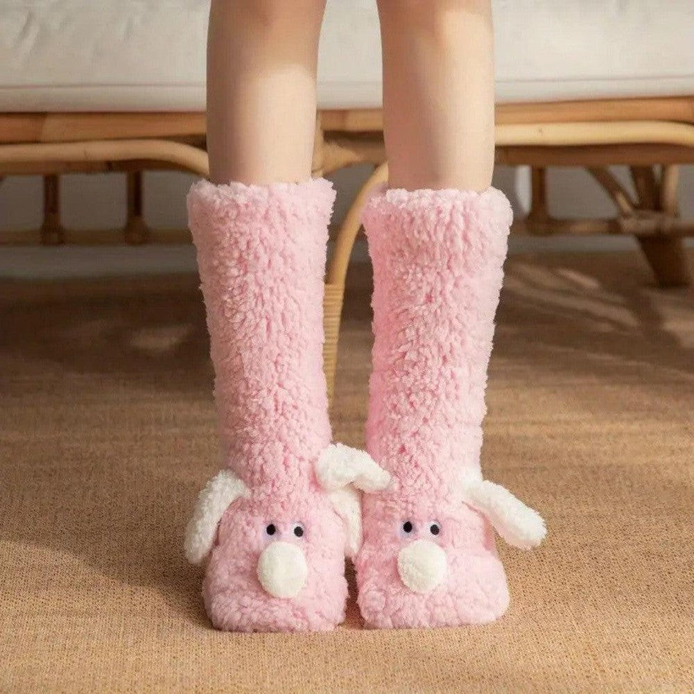 North Royal Greeley Dog Ears Plush Warm Socks
