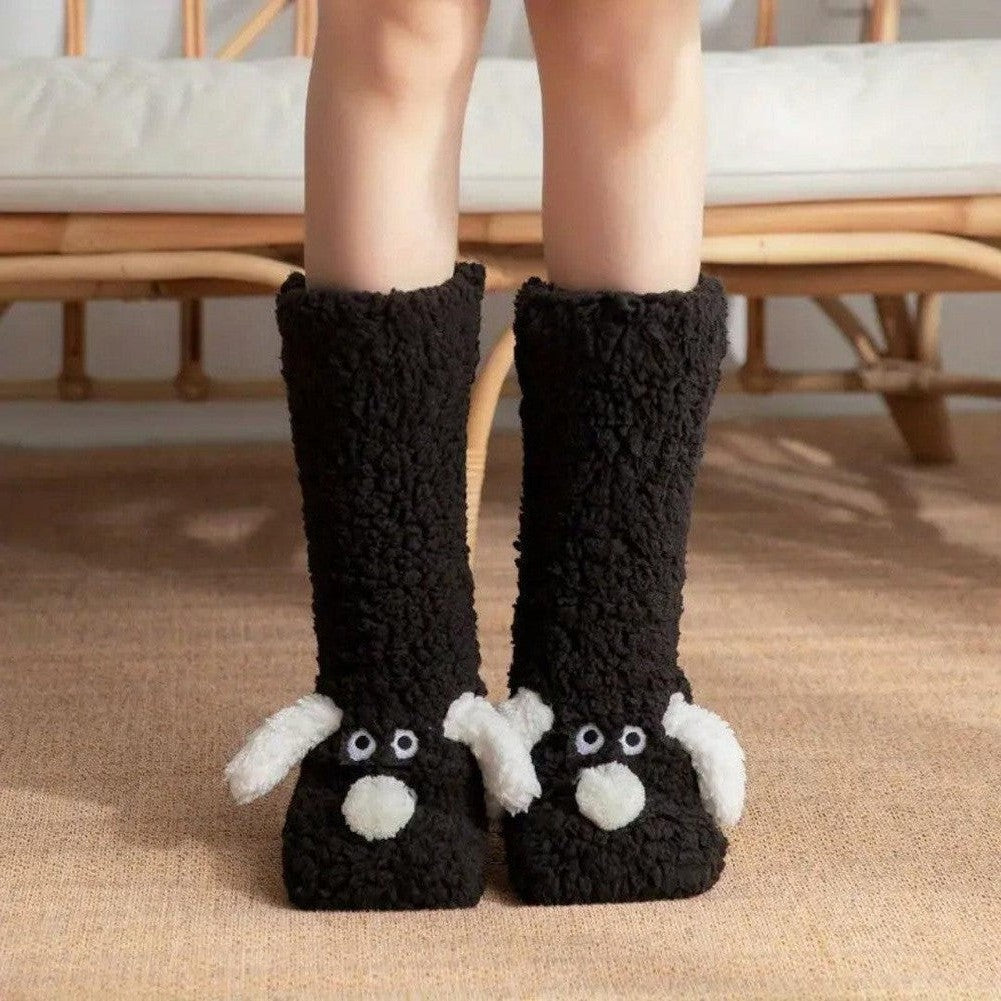 North Royal Greeley Dog Ears Plush Warm Socks