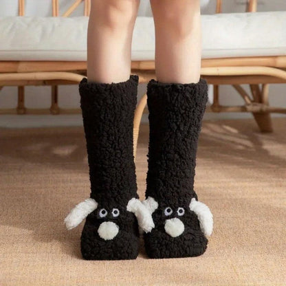 North Royal Greeley Dog Ears Plush Warm Socks
