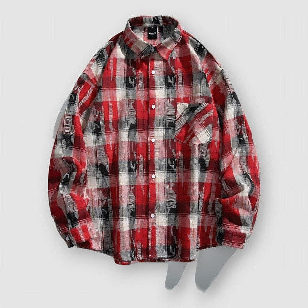 North Royal Houma Ripped Plaid Jacket