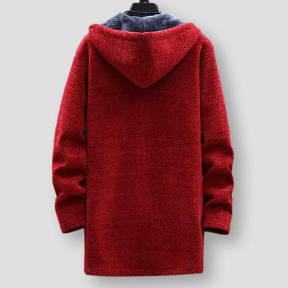 North Royal Long Fleece Hooded Jacket