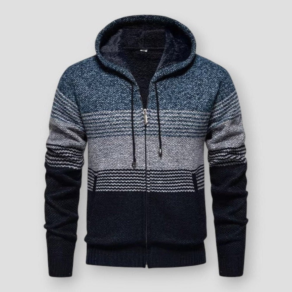 North Royal Rogers Hooded Knitted Sweater